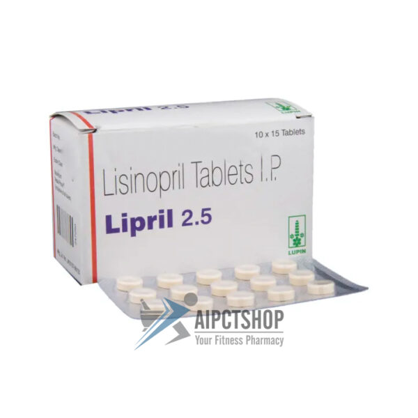 Lipril 2.5mg Lisinopril – 150 tablet